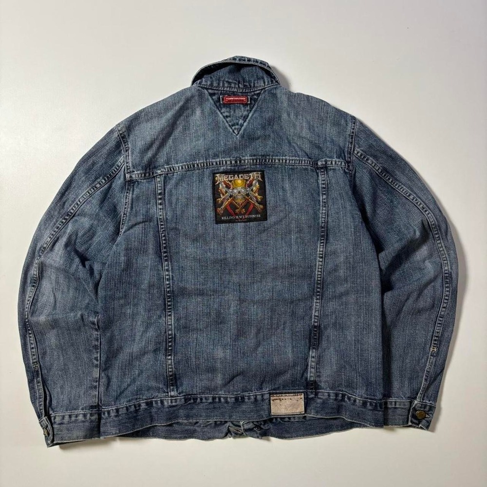 Blue Tommy Hilfiger Megadeth Red Label Denim Jacket - M